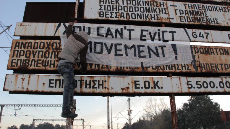 You can't evict a movement! Photo: Moving Europe
